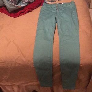 Turquoise blue pants